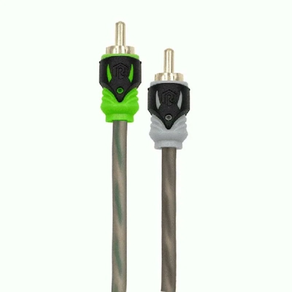 Raptor Pro Series R5RCA17 2-Channel Dual Twist RCA Cable 17 Feet 5.1 Meters New